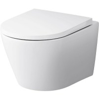 Комплект унитаза с инсталляцией AM.PM Sense FlashClean IS90151.741701 с сиденьем Микролифт и клавишей смыва Хром глянцевый фарфор подвесной