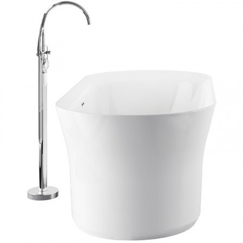 Смеситель для ванны Ravak Freedom FM 080.00CR X070424 Хром латунь на пол