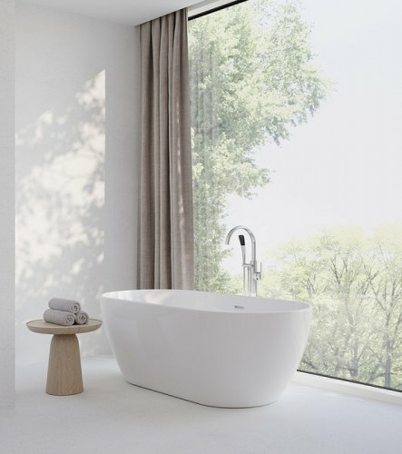 Смеситель для ванны Ravak Freedom FM 080.00CR X070424 Хром латунь на пол