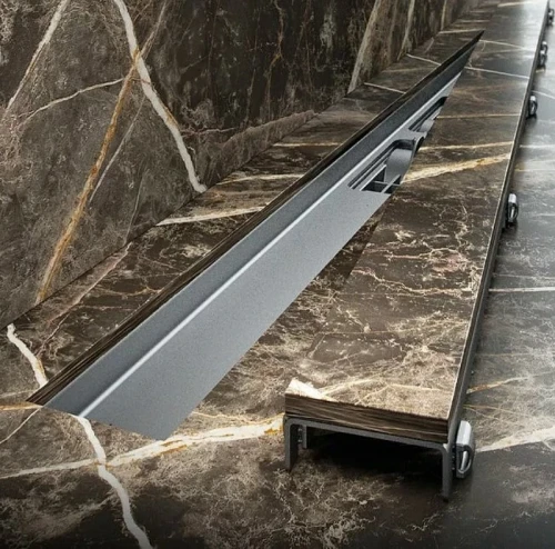Душевой лоток Alcaplast Marble APZ15S-300 с решеткой под плитку