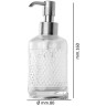 Дозатор для жидкого мыла Boheme Aura 10250-CR Хром