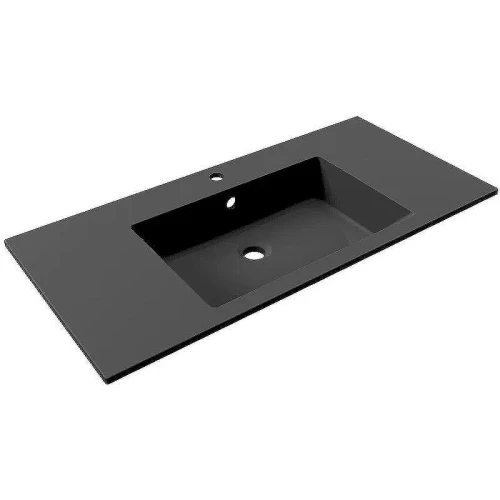 Мебельная раковина Paola Nero 100 Черная матовая