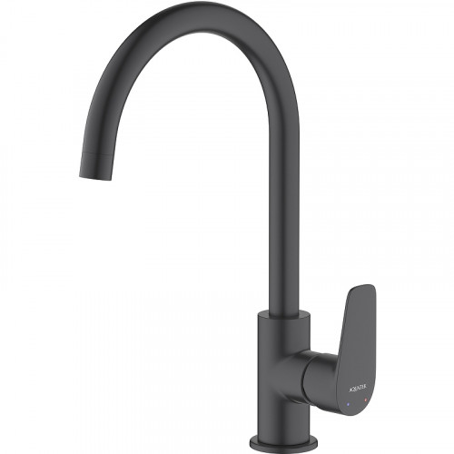 Смеситель для кухни Aquatek Бетта AQ1182MB Черный матовый латунь