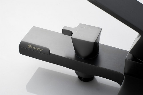 Смеситель для ванны Knotlor Stable KN-22/GM цвет Вороненая сталь