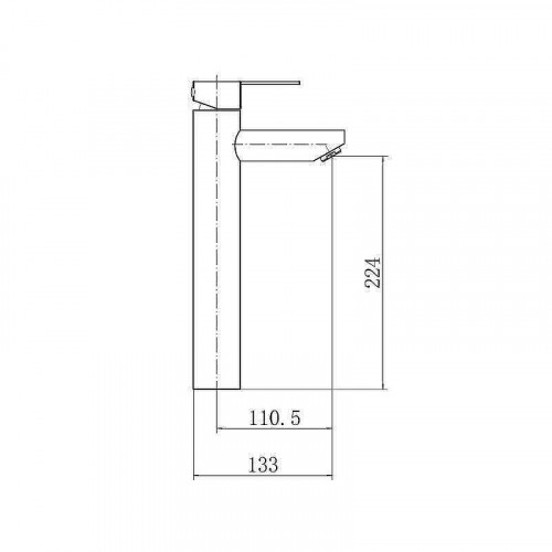 Смеситель для раковины Fashun A51201-8 цвет Белый