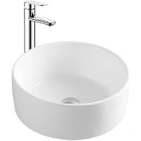 Раковина-чаша Aquatek 40 AQ5118-00 Белая фарфор накладная