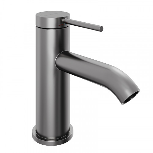 Смеситель для раковины Abelsberg Fluida ERF22001GM цвет Космическая сталь