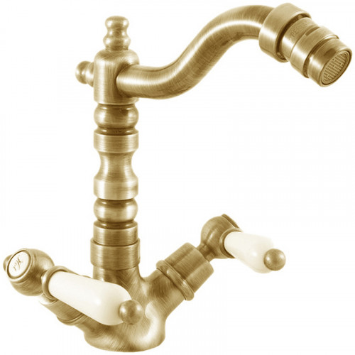 Смеситель для биде Rav Slezak Morava retro MK520.5/9Z Золото латунь