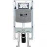 Комплект унитаза с инсталляцией WeltWasser AMBERG 497 ST + ODENBACH 004 GL-WT + AMBERG RD-MT CR 10000006741 цвет Белый глянцевый с сиденьем Микролифт и клавишей смыва цвет Хром матовый