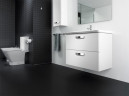 Тумба под раковину Roca The Gap 80 ZRU9302877 подвесная Белая глянцевая