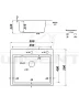 Кухонная мойка Wisent 50 WGS35050BD/WGER019B/W405B/W302644B цвет Графит