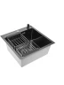Кухонная мойка Wisent 50 WGS35050BD/WGER019B/W405B/W302644B цвет Графит