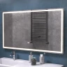 Зеркало Vigo Geometry Luxe 120 212 с подсветкой с бесконтактным выключателем с диммером с подогревом и часами