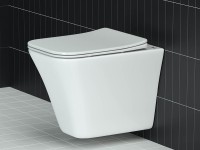 Унитаз Ceramicanova Mono CN1902 подвесной с сиденьем Микролифт фарфор подвесной