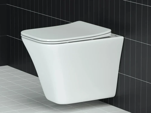 Унитаз Ceramicanova Mono CN1902 подвесной с сиденьем Микролифт фарфор подвесной