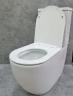 Унитаз компакт CeramaLux TR2176 Белый глянцевый с бачком и сиденьем Микролифт фаянс напольный