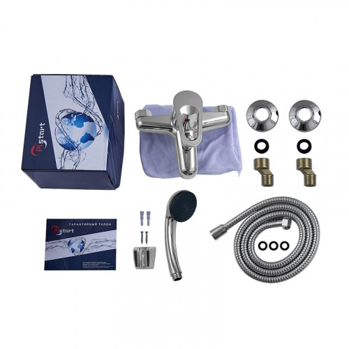 Смеситель для ванны Plstart PL3206 цвет Хром