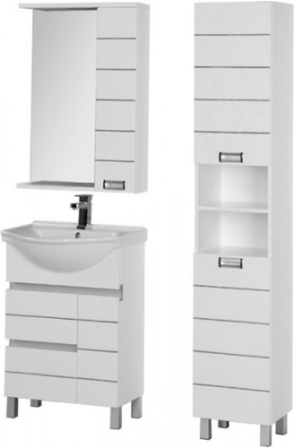 Тумба под раковину Aquanet Доминика 60 171684 Белая МДФ / ЛДСП