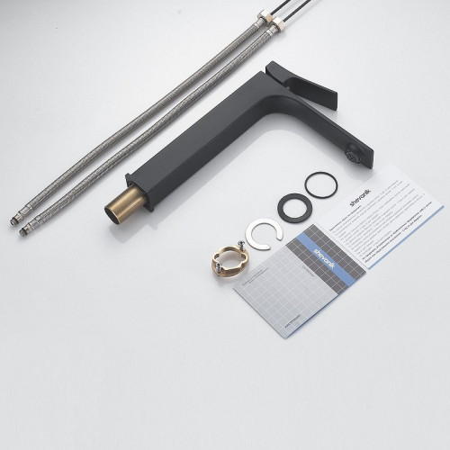 Смеситель для раковины Shevanik S6111H цвет Черный