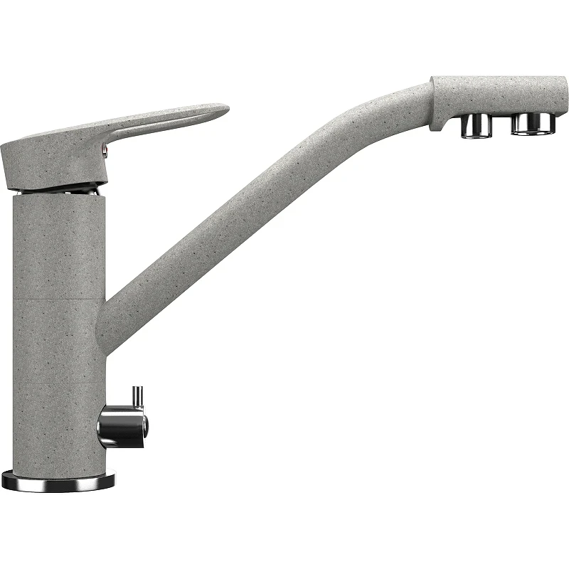 Смеситель для кухни Ulgran Classic U-010-310 Серый латунь