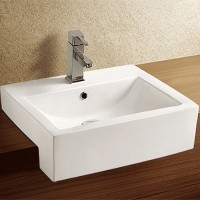 Раковина WeltWasser Deilbach 4012 52 10000003885 Белый глянец фаянс полувстраиваемая