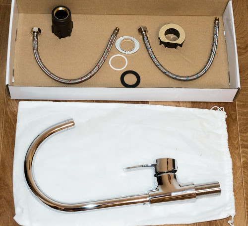 Смеситель для кухни Lemark Atlantiss LM3255C Хром латунь