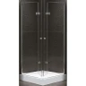 Душевой уголок Cezares ELENA-W-ASH-2-100/90-C-Cr профиль Хром стекло прозрачное
