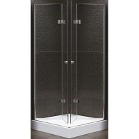 Душевой уголок Cezares ELENA-W-ASH-2-100/90-C-Cr профиль Хром стекло прозрачное