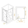 Душевой уголок RGW Stilvoll 80x110 703214581-11 профиль цвет Хром стекло прозрачное
