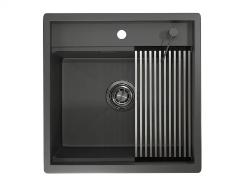 Кухонная мойка Granula Kitchen Space 50 5051 цвет Графит матовый