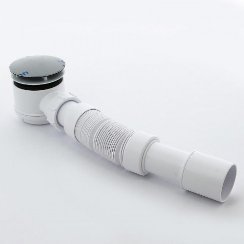 Сифон для душевого поддона McAlpine MRS6C-SLF-65 цвет Белый Хром