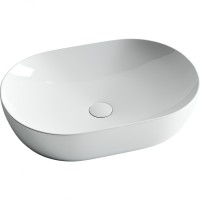 Раковина-чаша Ceramicanova Element 60 CN5009 Белая фаянс накладная