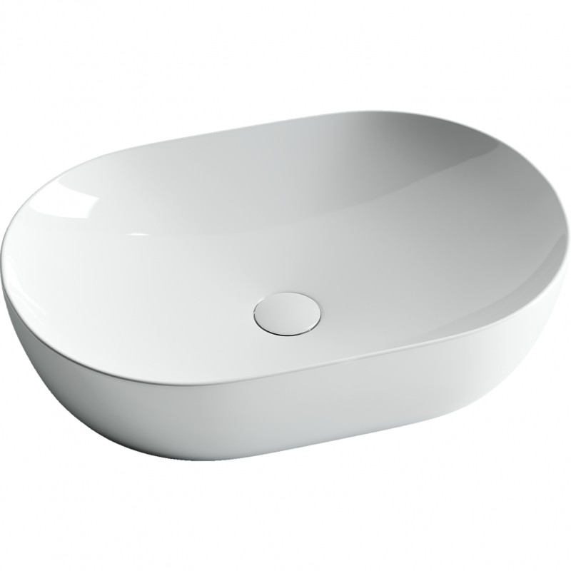 Раковина-чаша Ceramicanova Element 60 CN5009 Белая фаянс накладная