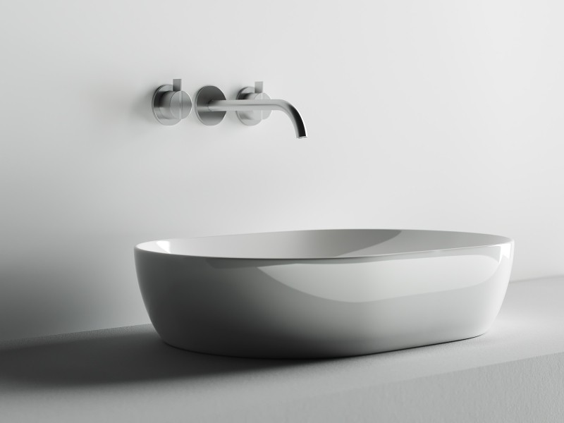 Раковина-чаша Ceramicanova Element 60 CN5009 Белая фаянс накладная