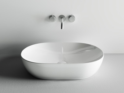 Раковина-чаша Ceramicanova Element 60 CN5009 Белая фаянс накладная