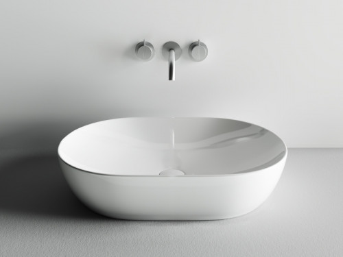 Раковина-чаша Ceramicanova Element 60 CN5009 Белая фаянс накладная