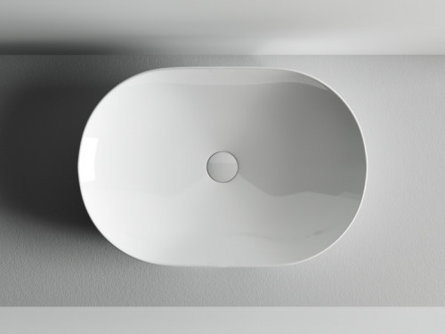 Раковина-чаша Ceramicanova Element 60 CN5009 Белая фаянс накладная