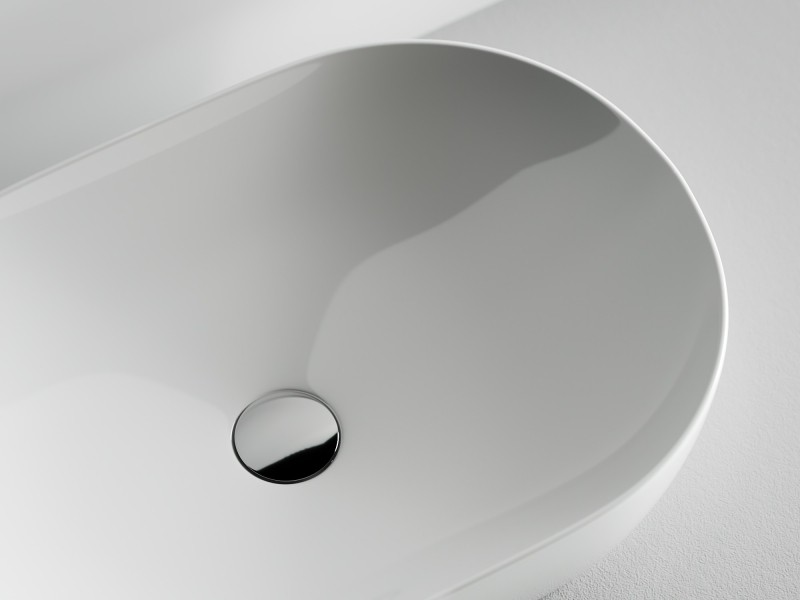 Раковина-чаша Ceramicanova Element 60 CN5009 Белая фаянс накладная