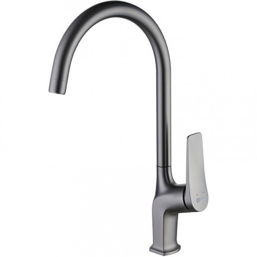 Смеситель для кухни Lemark Bronx LM3705GM Графит латунь