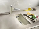 Кухонная мойка Blanco Subline 160-U 523397 Темная скала искусственный камень (литьевой мрамор) встраиваемый