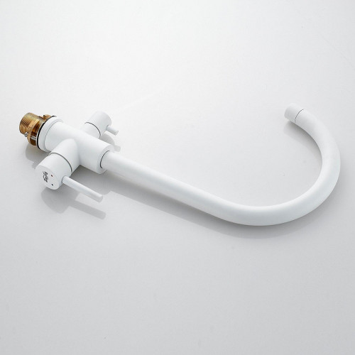 Смеситель для кухни Raffine F108C цвет Белый