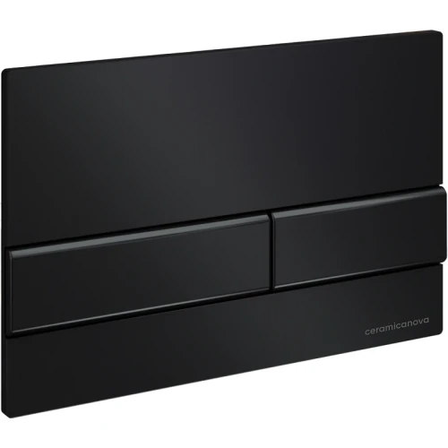 Комплект унитаза с инсталляцией Ceramicanova Metropol CN4002_1002B_1000 с сиденьем Микролифт и Черной матовой клавишей смыва фарфор подвесной