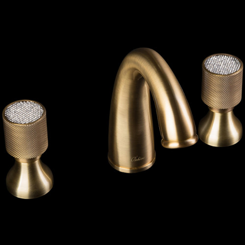 Смеситель для раковины Boheme Royal Cristal 317-Royal Бронза латунь