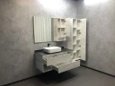 Шкаф пенал Comforty Прага 45 00004136272 подвесной Дуб белый МДФ / ЛДСП