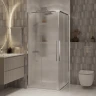 Душевой уголок Niagara Nova 100х100 NG-3624-34 профиль Хром стекло шиншилла
