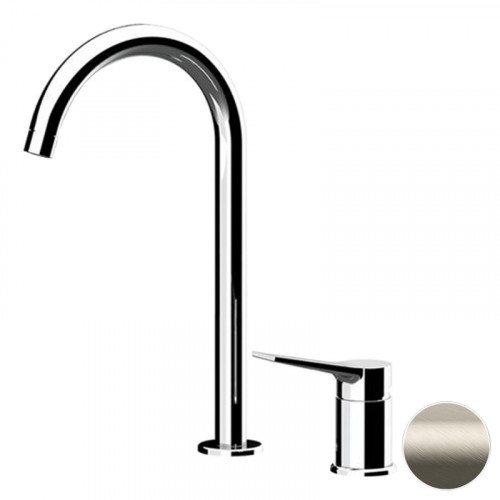 Смеситель для раковины Remer Slash Dot SL57LXV цвет Сталь