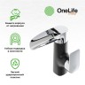 Смеситель для раковины Orange OneLife P08-921b