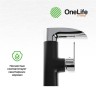 Смеситель для раковины Orange OneLife P08-921b