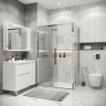Душевой уголок Grossman Cosmo 110х80 120.K33.02.1180.10.02 профиль Хром стекло шиншилла