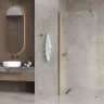 Душевая перегородка WasserKRAFT Rur 90 30W39BG-MG профиль цвет Золото матовое стекло матовое